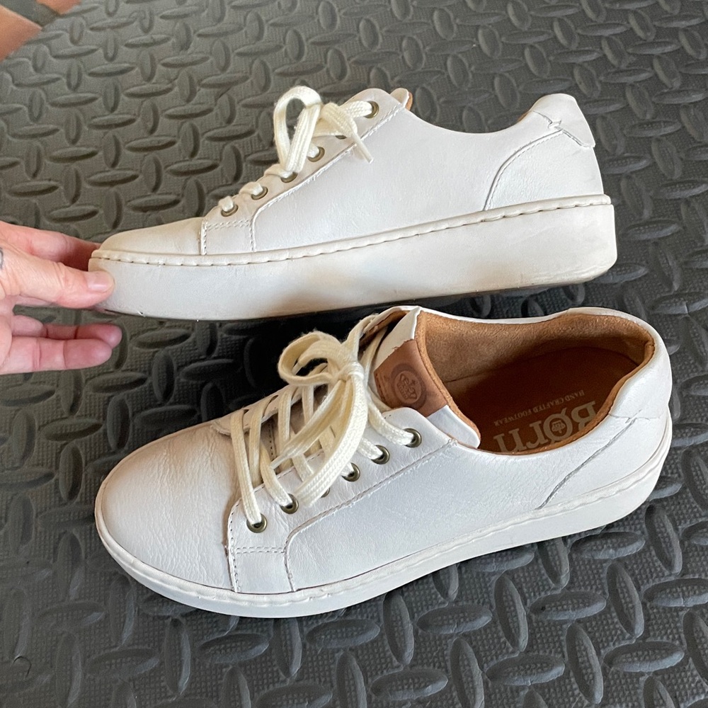 Born White Leather Sneakers - Picture 4 of 9